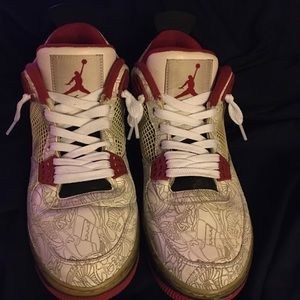 Air Jordan Fusion 4 tennis shoes size 9 1/2